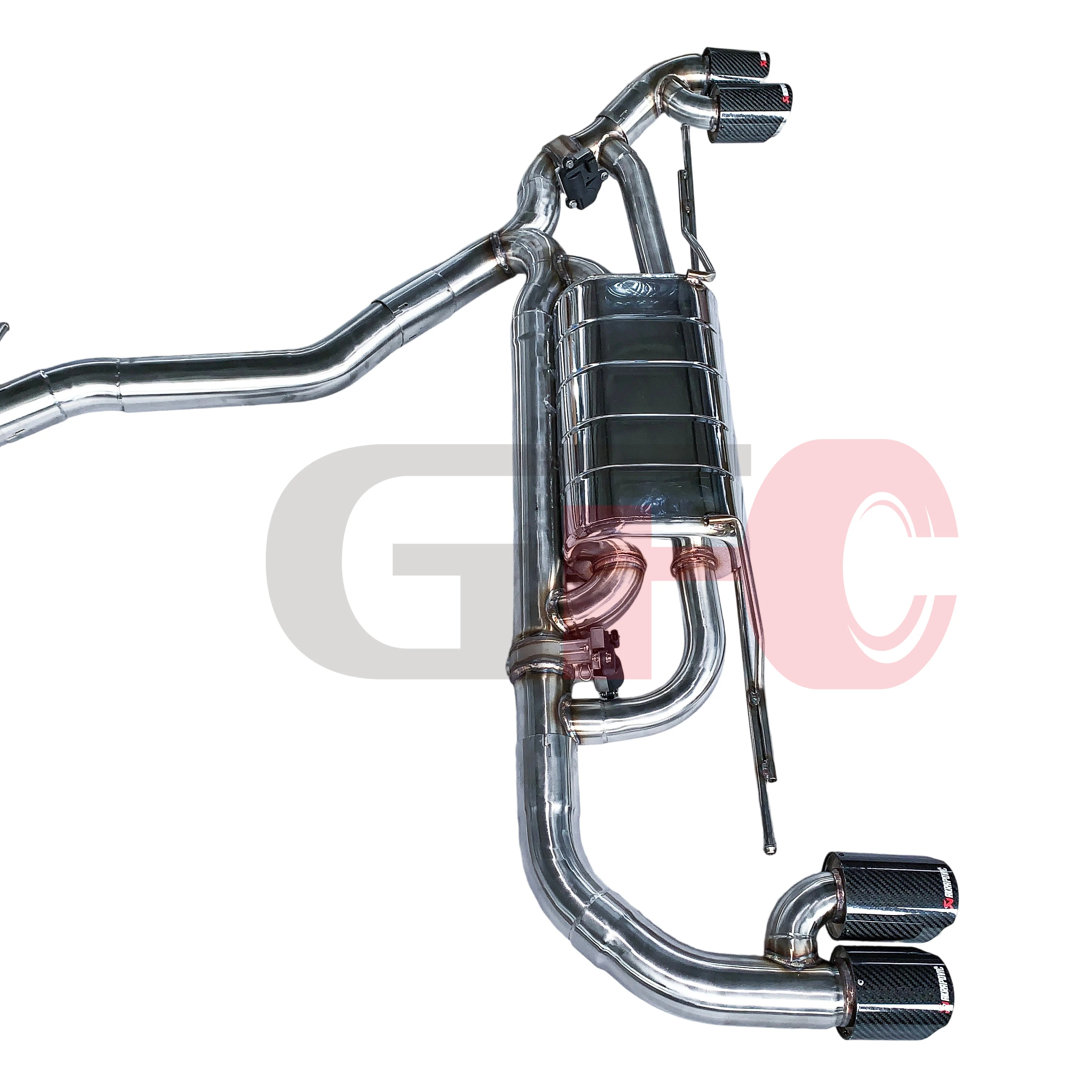 Sistema de escape Cat-back híbrido L con válvula para BMW X5 3.0T 2020 - imagen 2