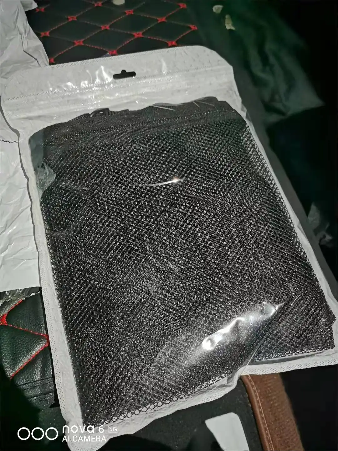 Organizador red para maletero y techo de coche con cremallera - imagen 5