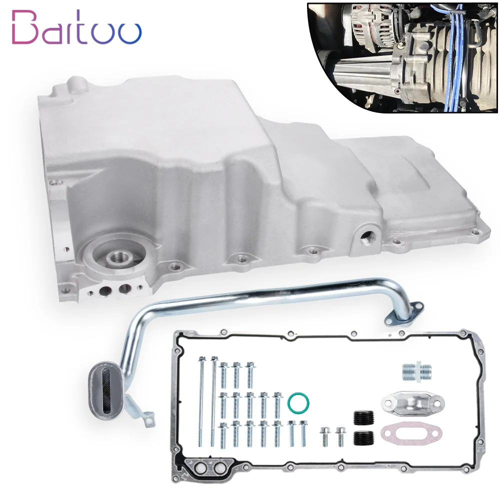Cárter aceite 302-3 LS aluminio para motores GM LS1 LS2 LS3