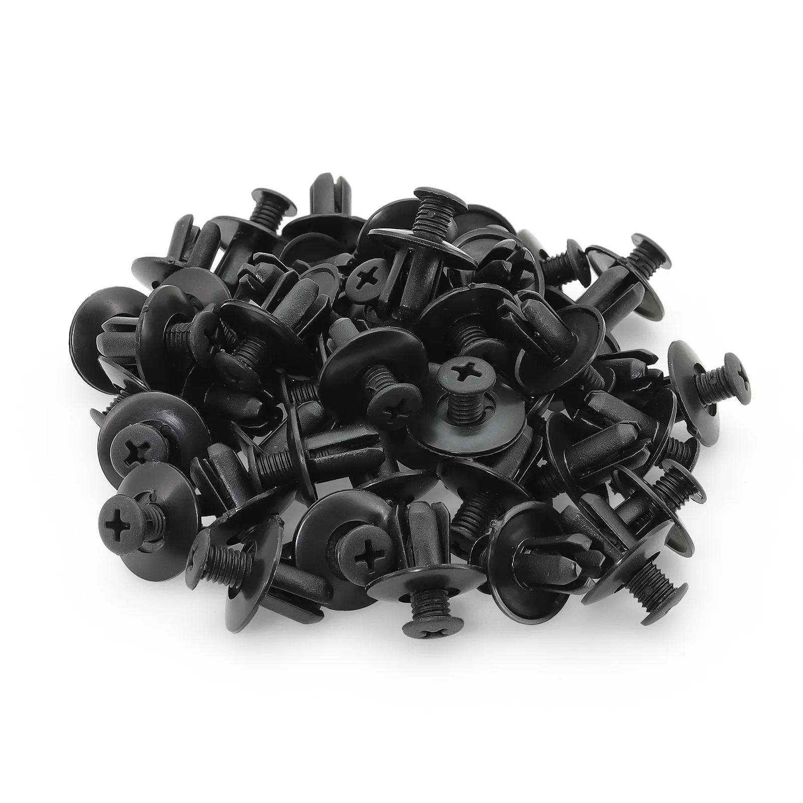 Clip retenedor de guardabarros y parachoques plastico 6/8 mm - imagen 2