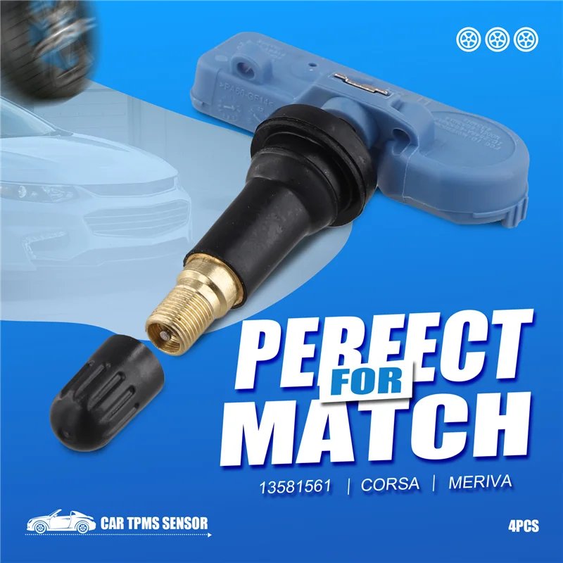 13581561 sensor TPMS para Chevrolet Malibu y Opel Corsa monitoreo