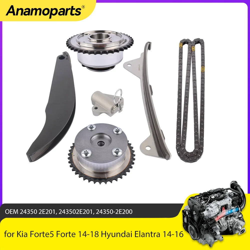 Kit cadena distribución VVT Gear Fit 2.0 G4NA Hyundai Elantra
