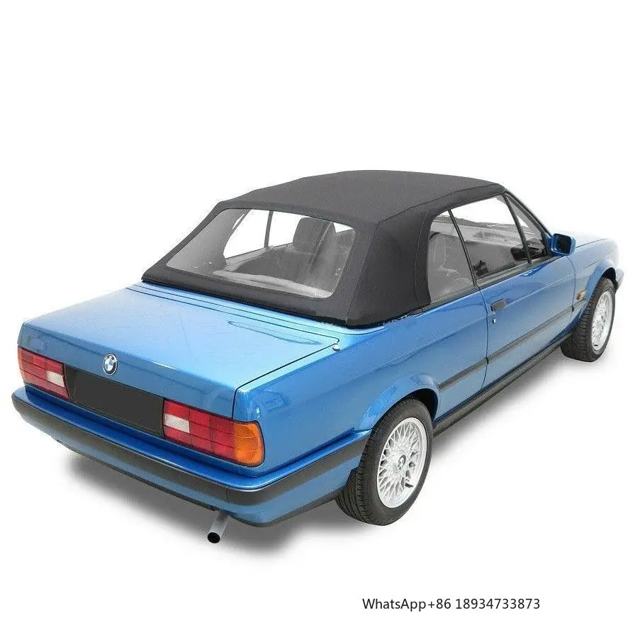 Capota de lona negra Haartz PC6013 con ventana – BMW Serie 3 E30 - imagen 3