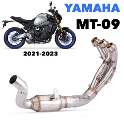 Tubo de escape Yamaha MT-09 FZ-09 2021-2023 – conexión silenciador