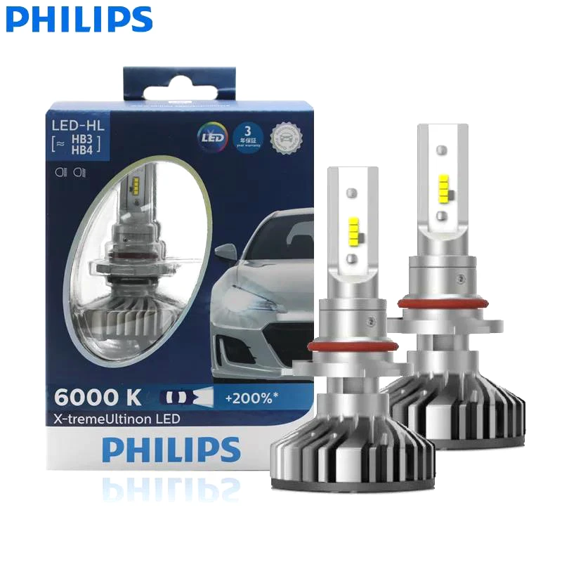 Bombillas LED Philips X-treme Ultinon 6000K HB3/HB4