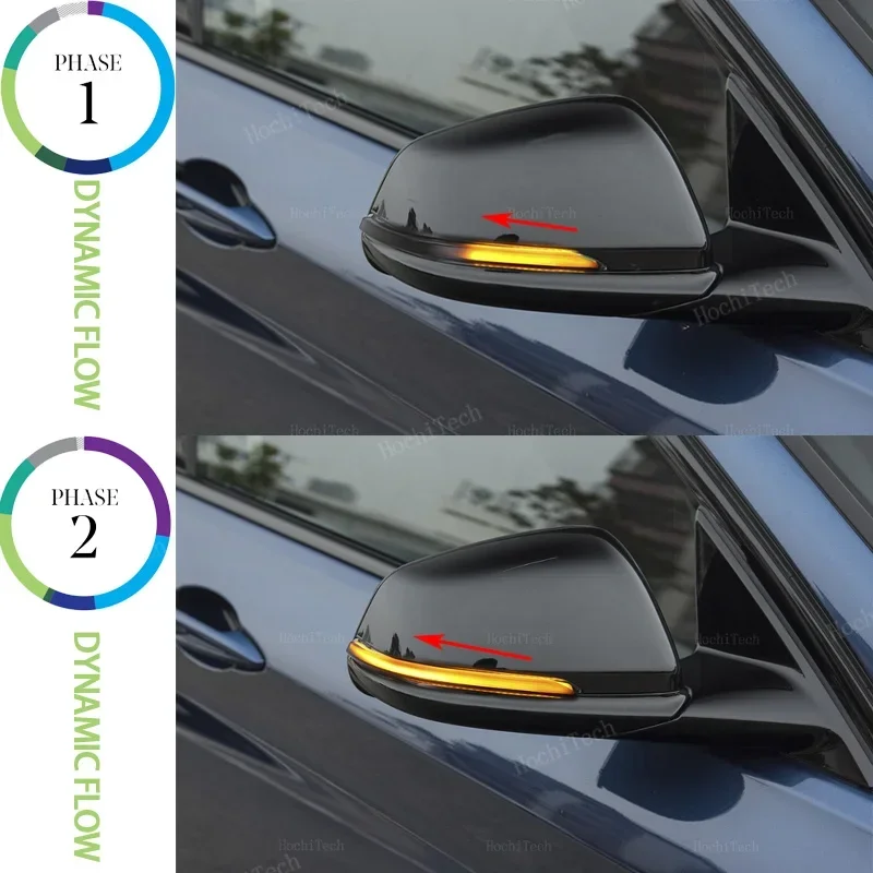 BMW X1/X2 Luz LED secuencial de giro para espejo F48/49, F39/40/45/46 - imagen 4
