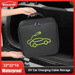 Bolsa transporte cables carga vehículo eléctrico ignífuga impermeable