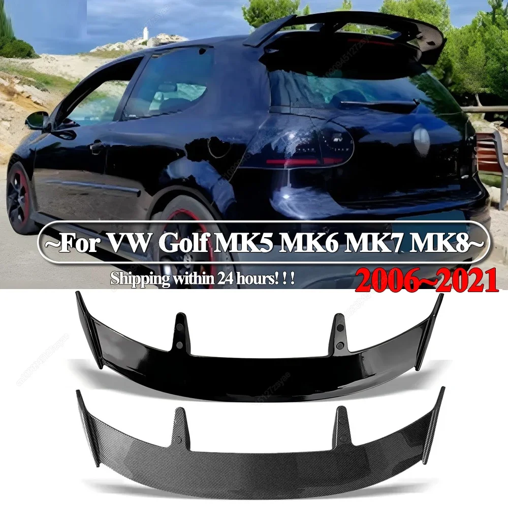 Kit alerón trasero ABS negro brillante VW Golf MK5-MK8 (2006-2021)