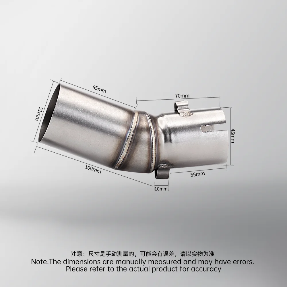 Escape slip-on silenciador CFMOTO 450SR y 450NK inox - imagen 3