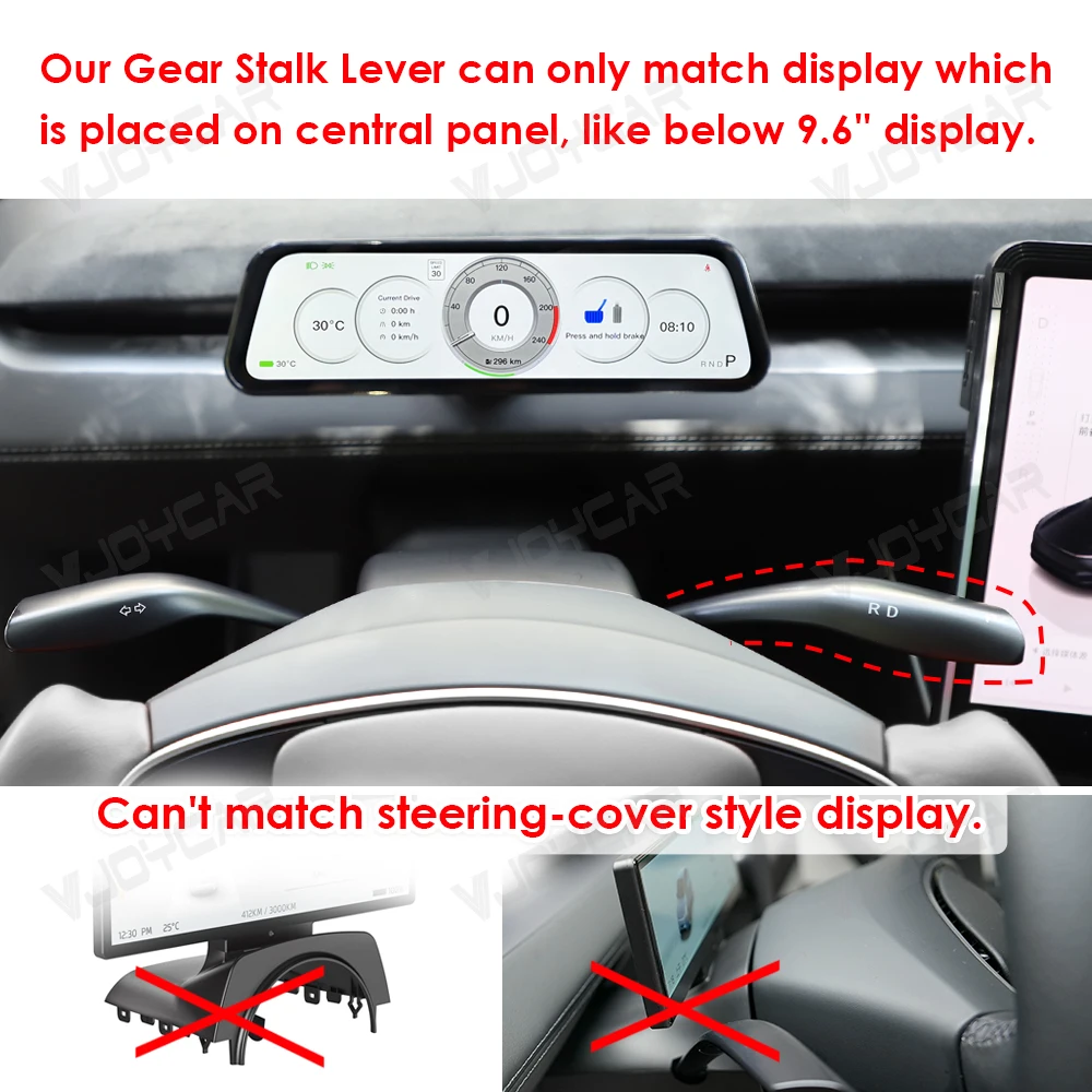 Detalle de compatibilidad del mando con la pantalla central del Tesla