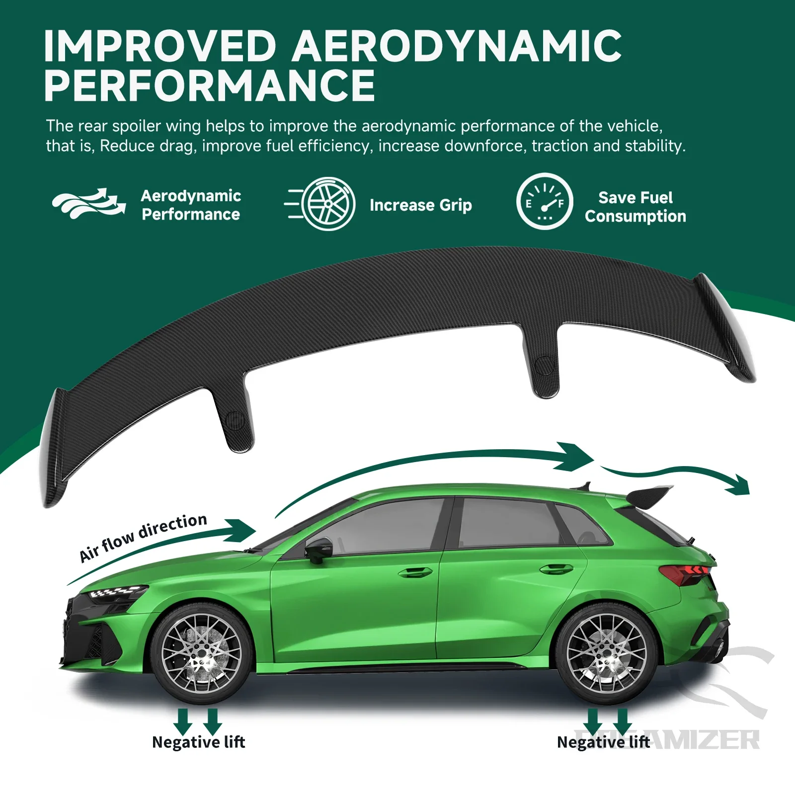 Alerón techo trasero universal para Hatchback y SUV - imagen 4
