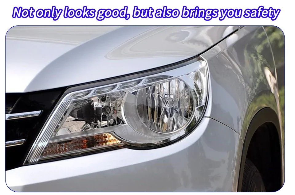 Vista del conjunto de faros LED para Tiguan