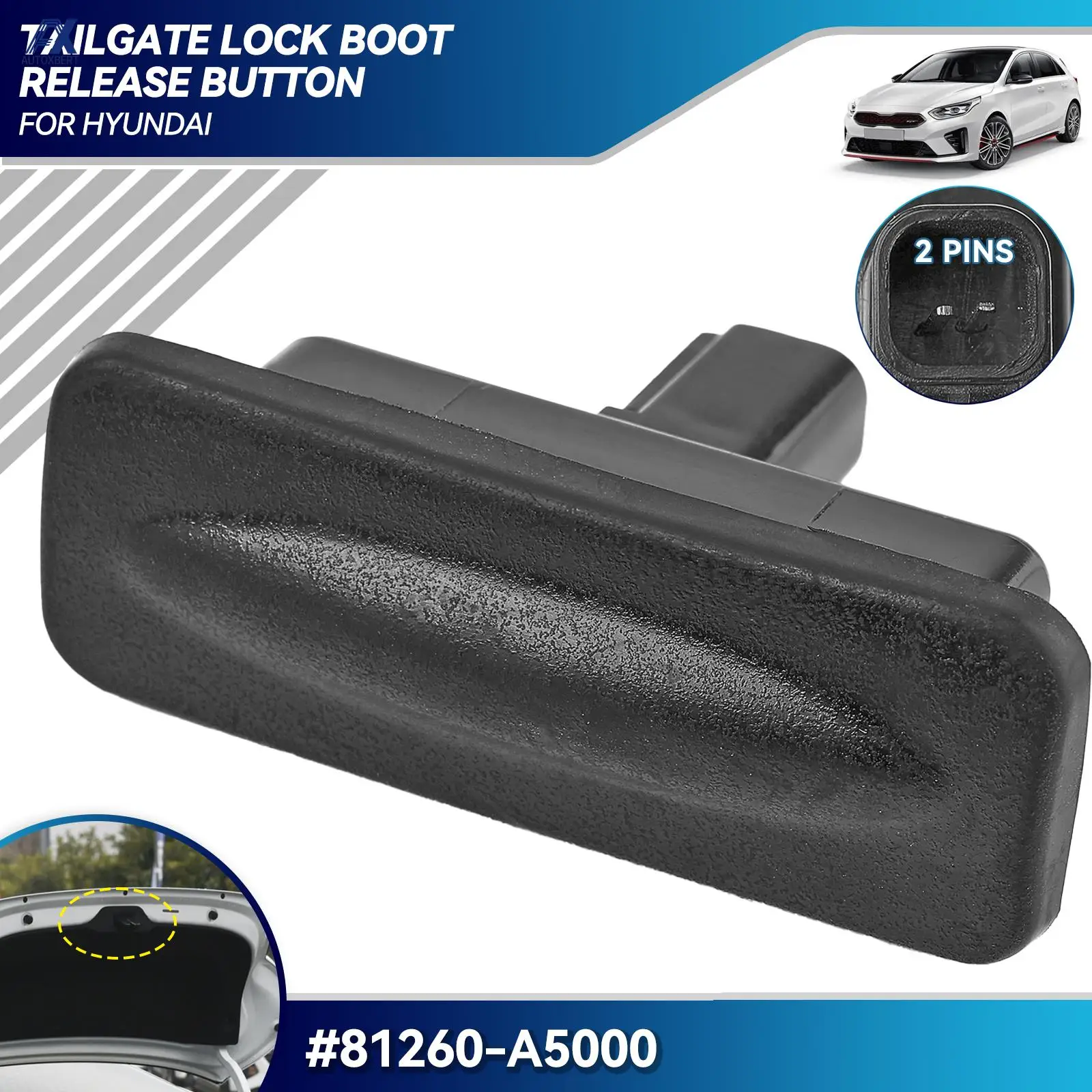 81260-A5000 Interruptor luz maletero Hyundai Elantra GT i30 Kia Ceed