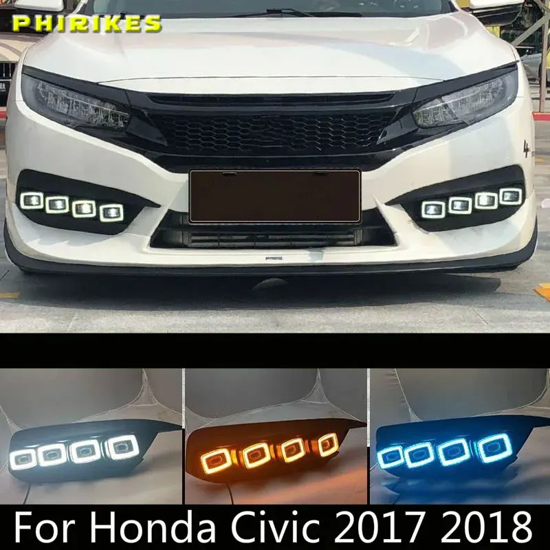 Luz LED DRL Honda Civic 2017-2018