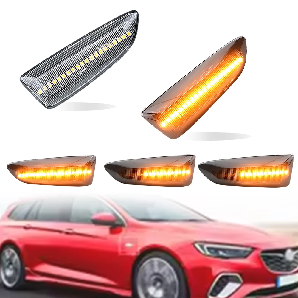 Luces posición lateral LED dinámicas Opel Astra J K Crossland Insignia B Zafira - imagen 5