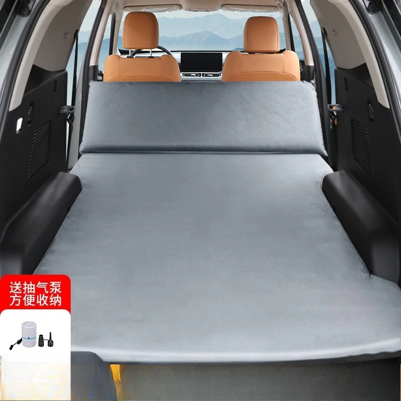Cama de viaje para coche, colchón inflable grande para coche SUV, colchoneta para dormir para maletero inflable completamente automática - imagen 3