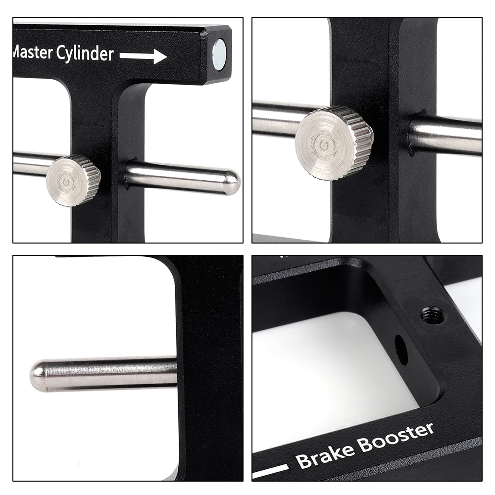 Nueva herramienta de ajuste de freno, potenciador de freno, varilla de empuje, cilindro maestro, medidor de longitud de varilla de empuje para potenciadores de freno con pines ajustables - imagen 4