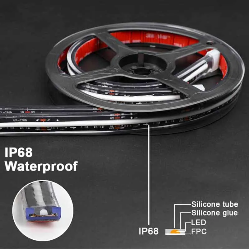 Kit de luces LED RGBIC bajo coche COB IP68 con control por app - imagen 4