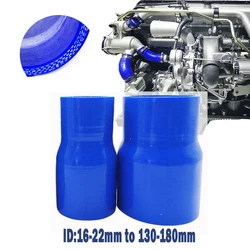 Manguito reductor recto de silicona para turbo e intercooler