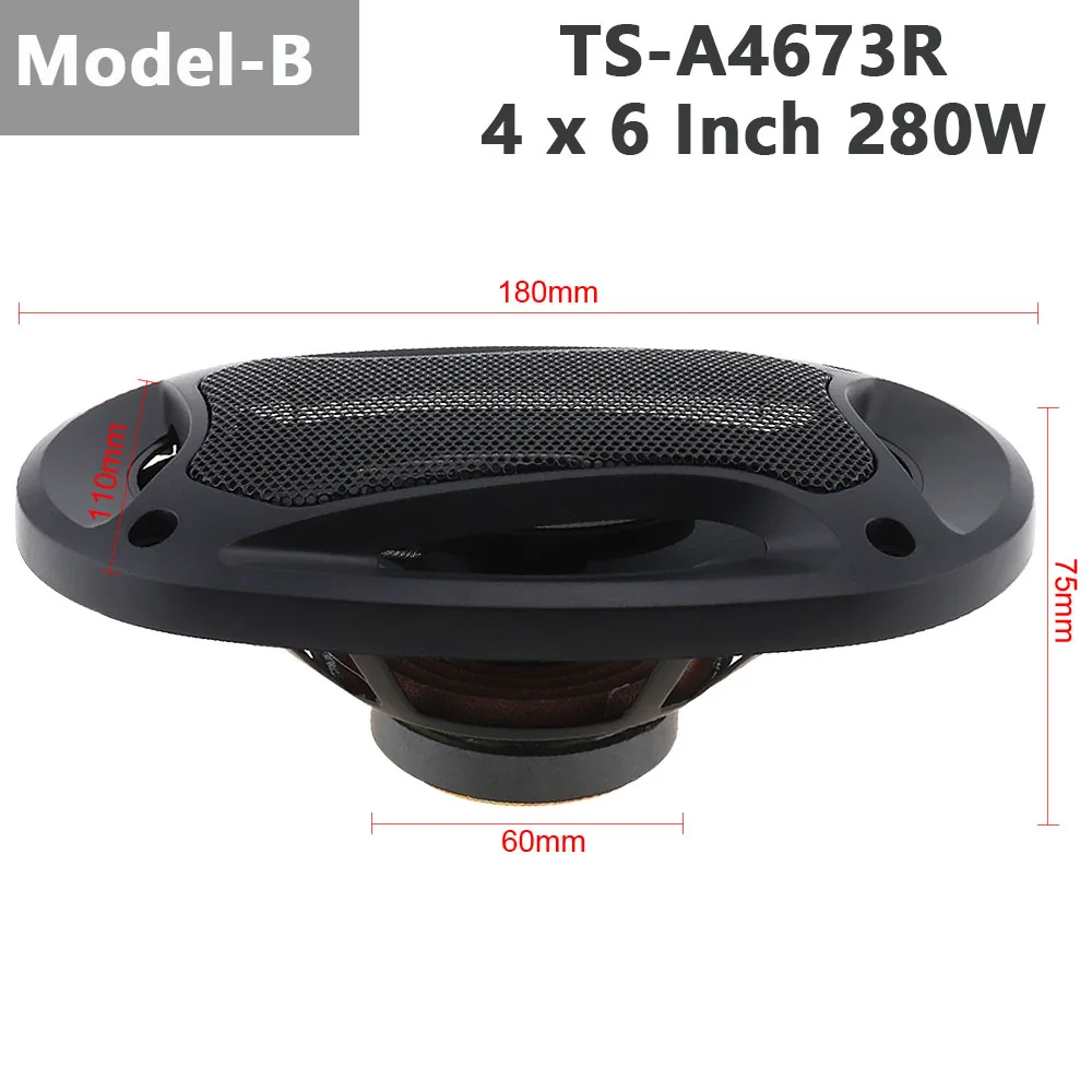 Altavoces para coche 4x6 pulgadas, 150 W / 280 W - imagen 3