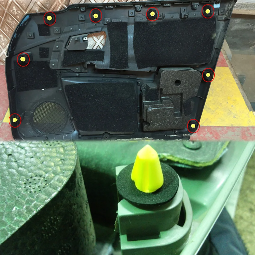 BE146 Sujetador embellecedor panel puerta interior Ford KA 1996-2008 - imagen 5