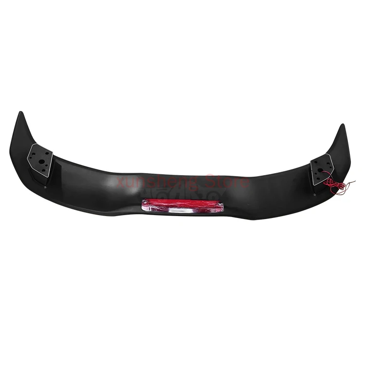 Alerones de coche hechos en ABS de fábrica, alerón de luz de freno trasero negro brillante para Honda City 2014 2015 2016 2017 2018 2019 - imagen 3