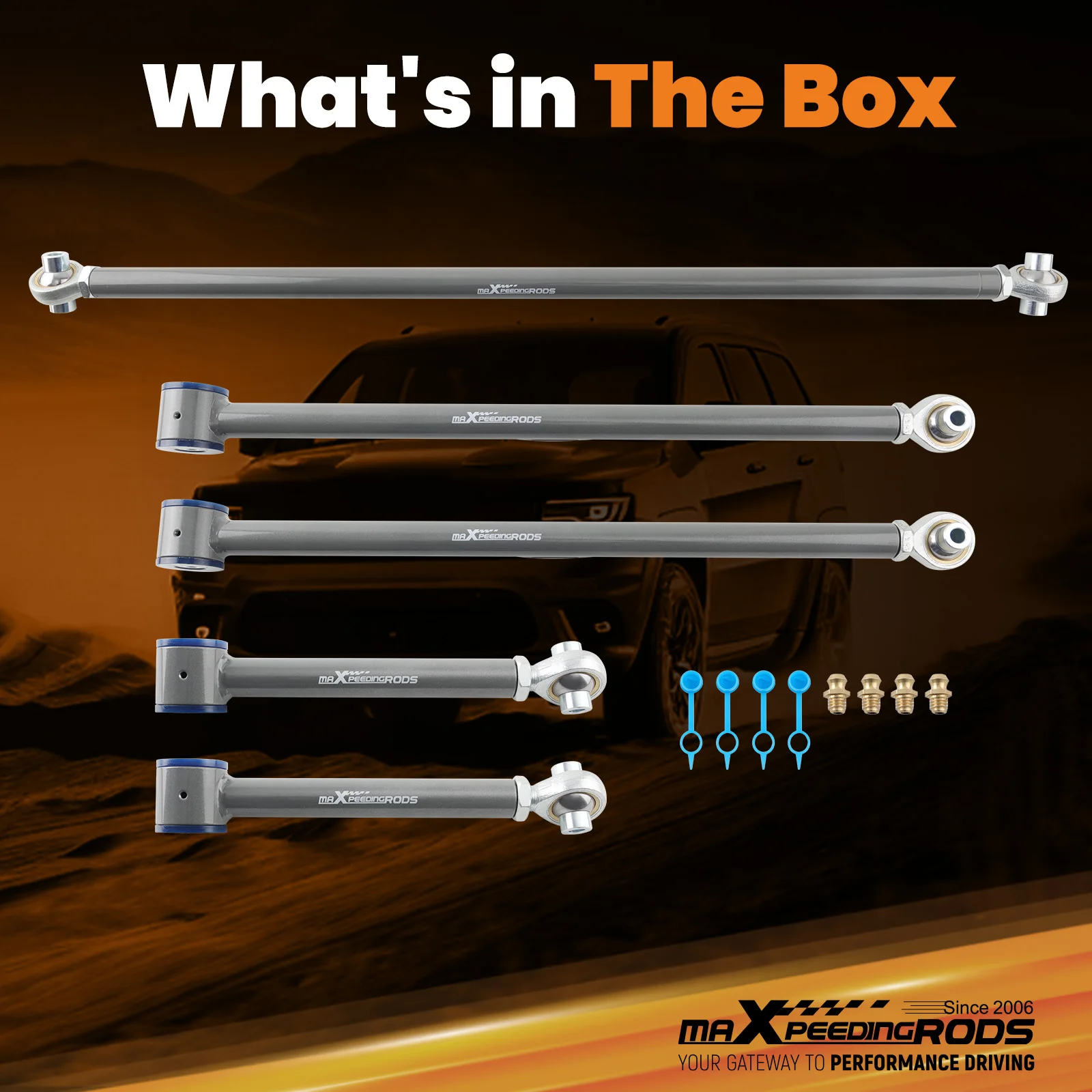 Brazos de control y barra de pista kit elevación – Toyota FJ Cruiser
