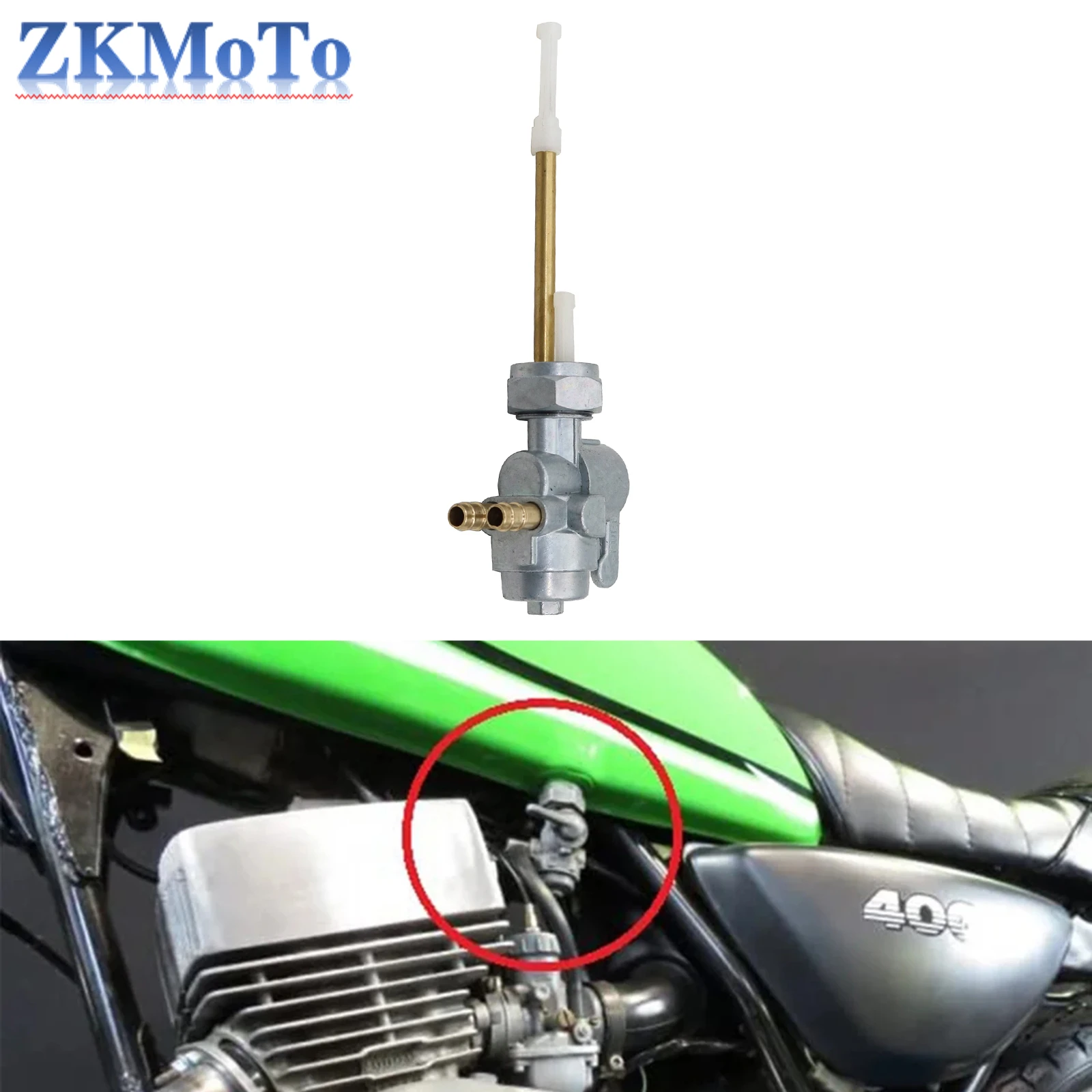 Grifo de gasolina para Kawasaki A1, A1SS, A7 y Samurai 250