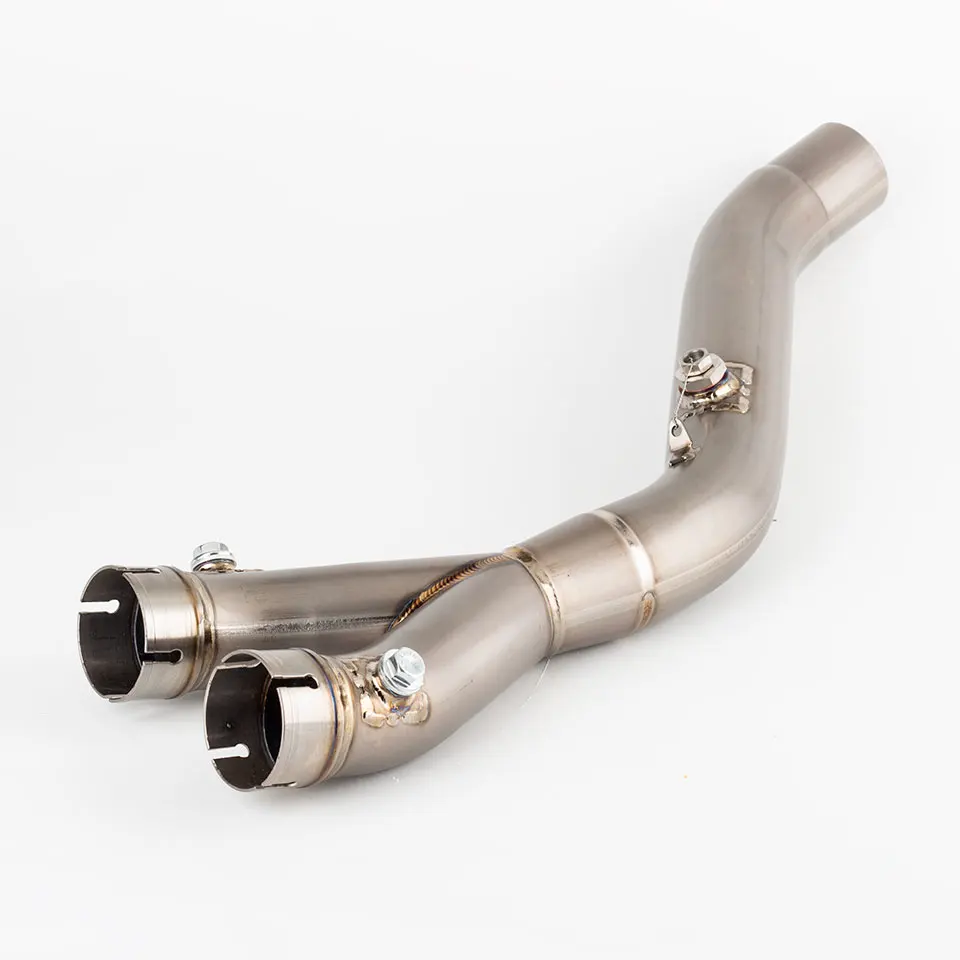 Silenciador de motocicleta, sistema de escape, tubo de enlace para Yamaha YZF R1/R1S/R1M 2015 - 2025 yfz R1, silenciador de escape R1, tubo de enlace R1 - imagen 4