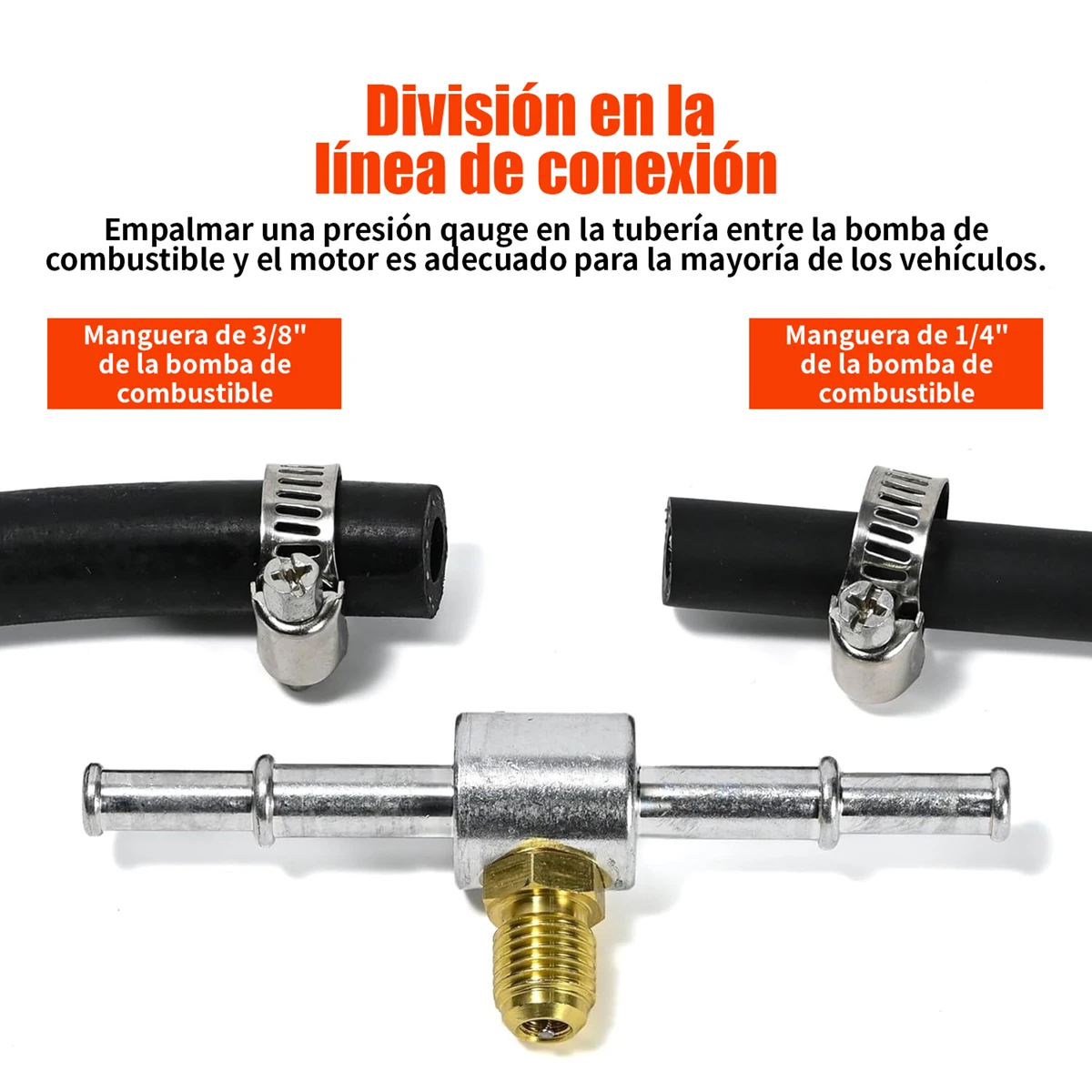 Manómetro Presión Combustible 10Bar con Válvula – Kit Tester Diagnóstico - imagen 4