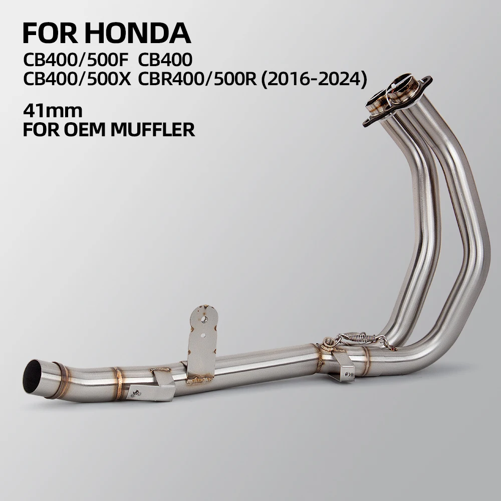 Tubo intermedio de escape 51 mm Honda CBR/CB 400/500 (2016-2024)