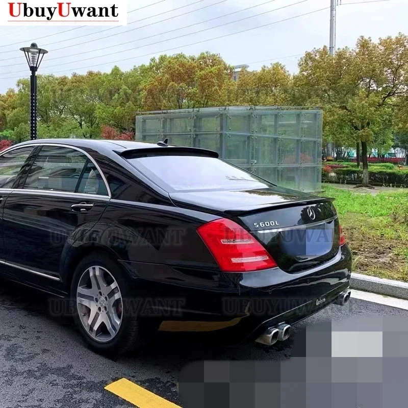 Alerón de techo efecto carbono para Mercedes S65 W221 (2007-2013)