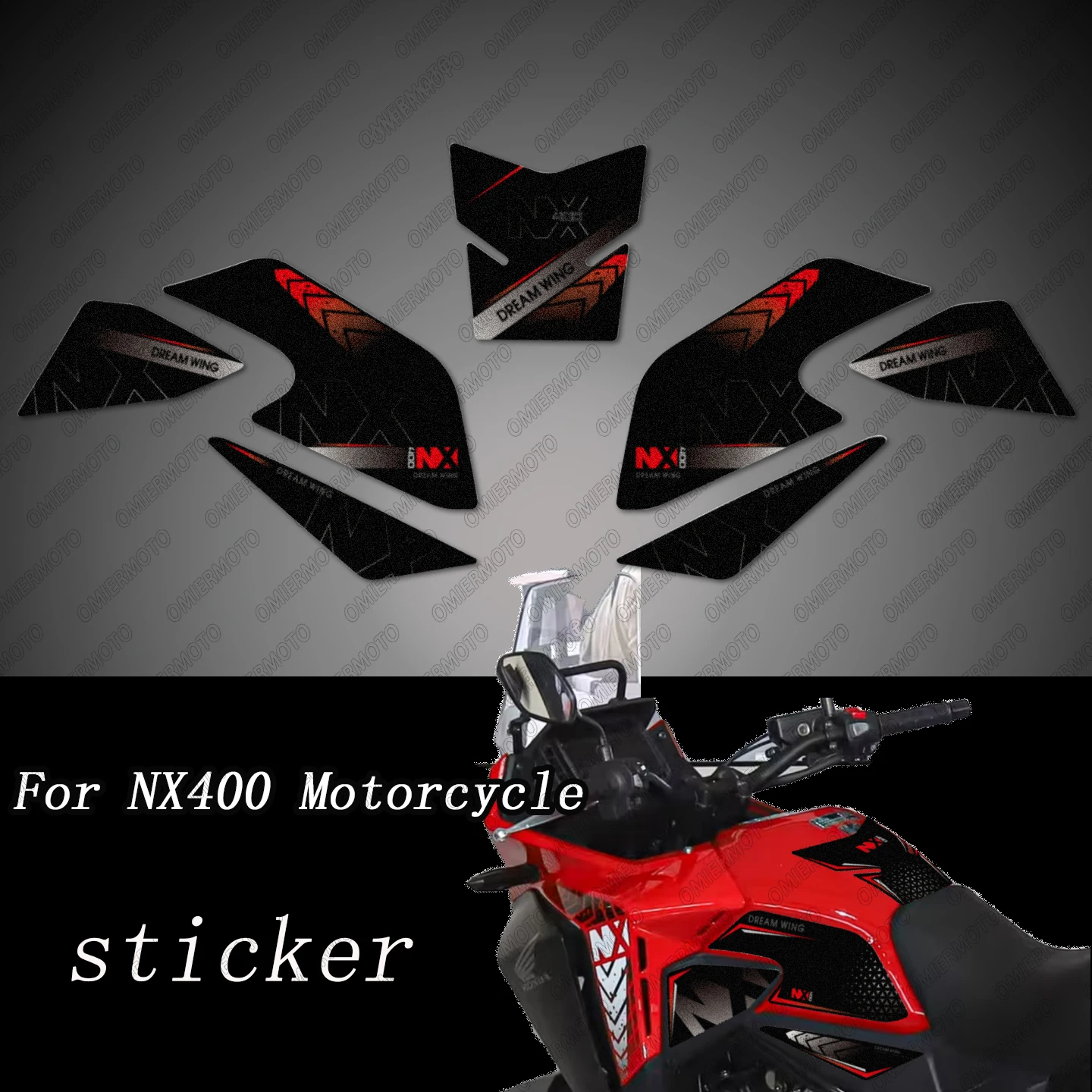 Protector de depósito 3M para Honda NX400 - imagen 4