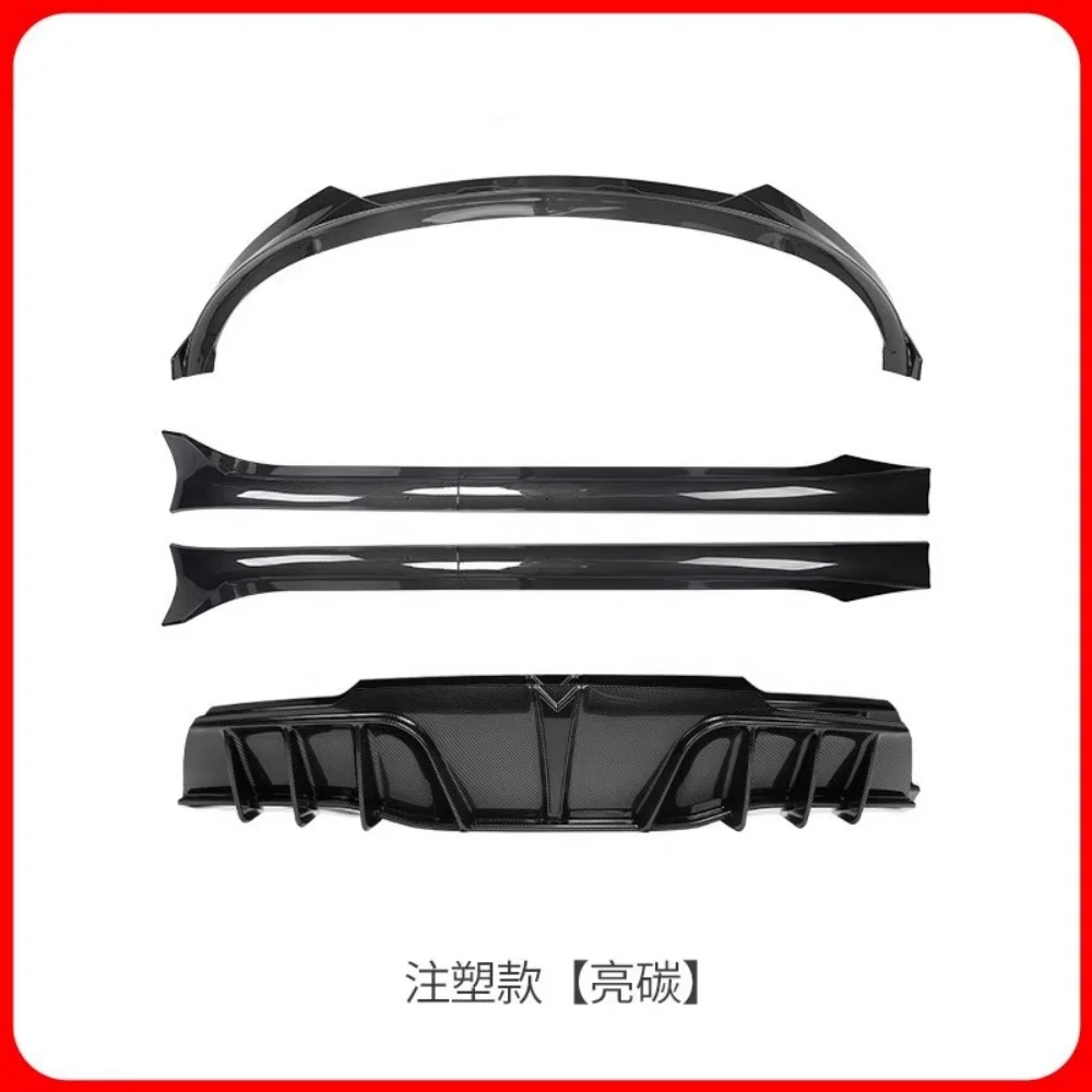 Kit carrocería Tesla Model Y 2021-2023 con labio delantero y faldas laterales - imagen 2