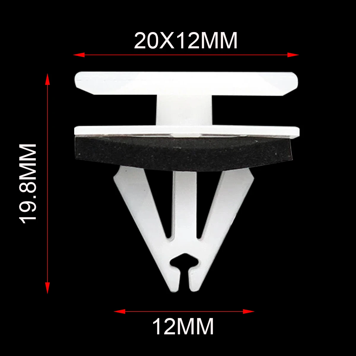 Cubierta de moldura acampanada para alféizar de falda lateral de carrocería de coche, Clips embellecedores para Ford 5270438 GM Chevrolet Avalanche 11518357 Vauxhall - imagen 3