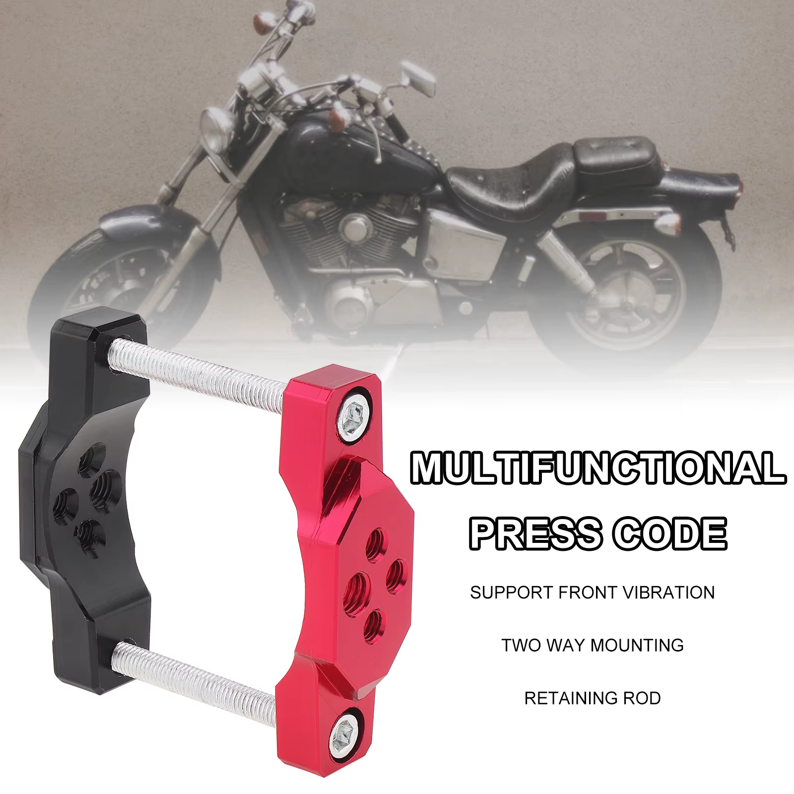 Soporte de faro para moto y GPS con abrazadera de manillar - imagen 4