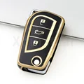 3 button black cover