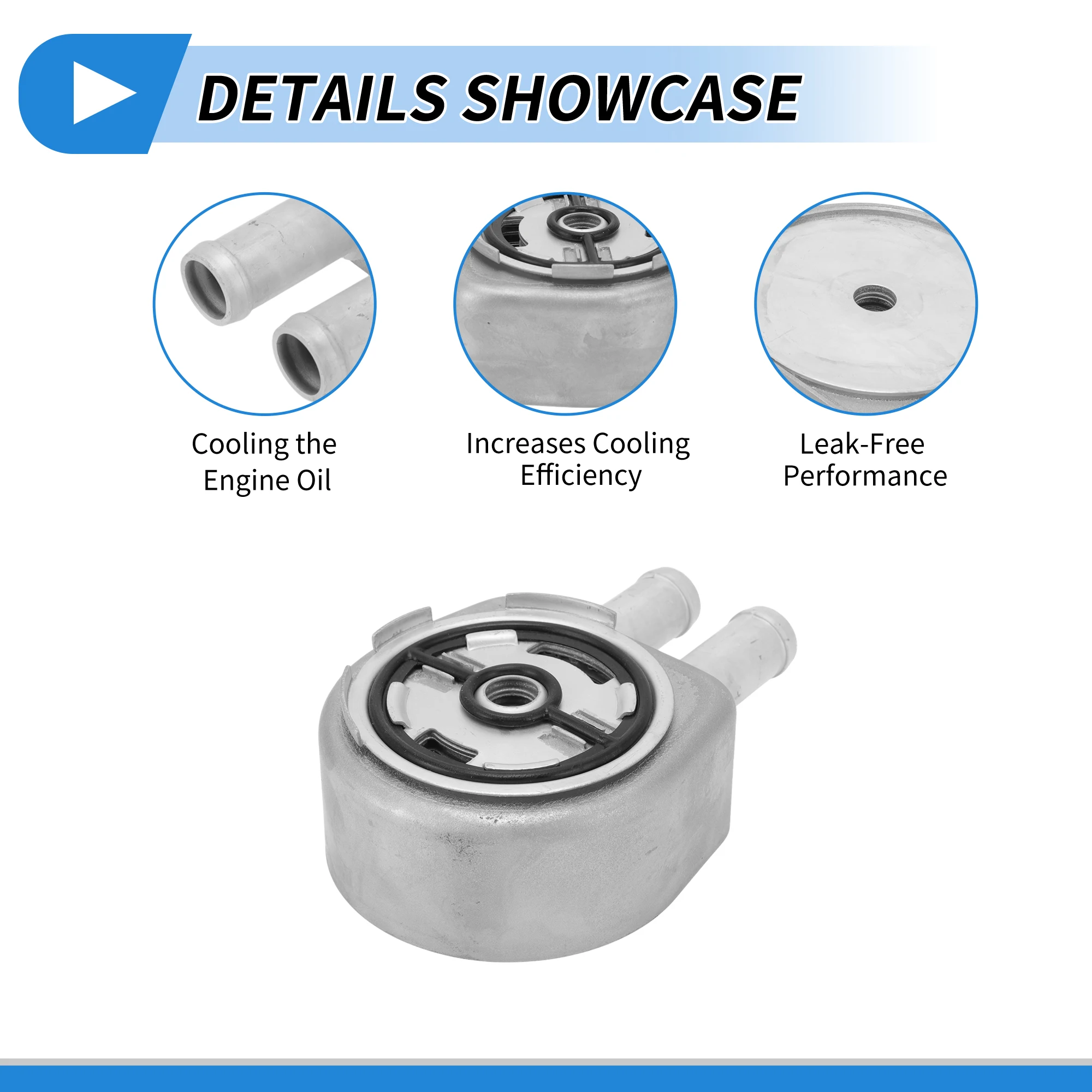UXCELL BB3Z6A642A Enfriador de aceite para Ford Escape 2013-2023 - imagen 4