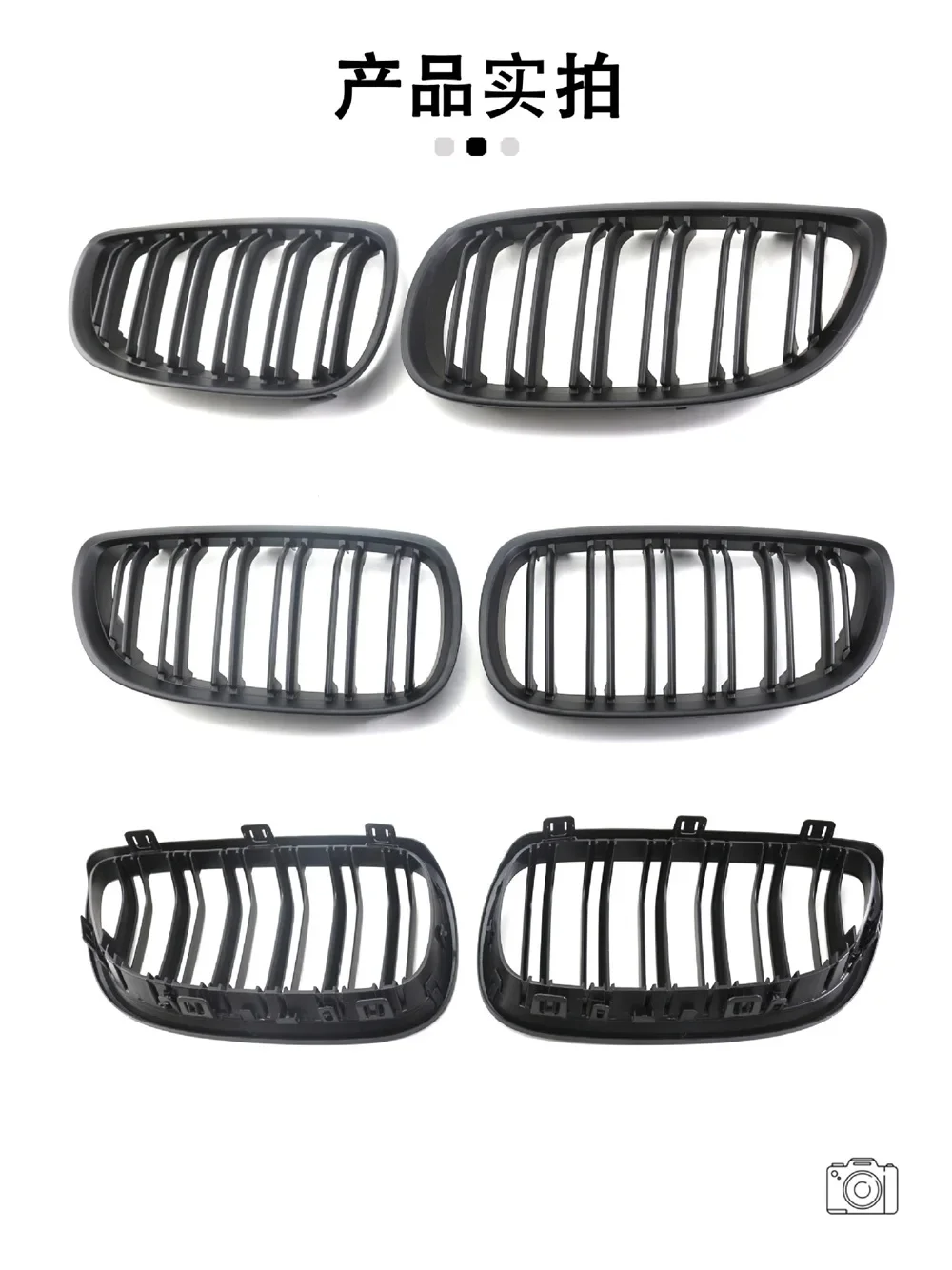 Rejilla radiador negra brillante BMW Serie 3 E92 2 puertas - imagen 5