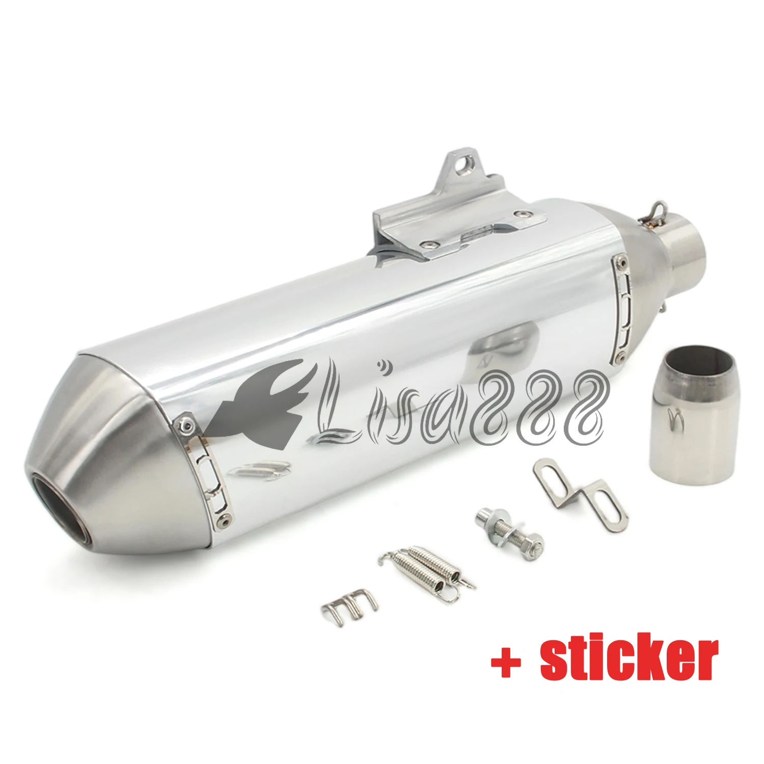 Silenciador de escape FMF 4T universal para moto con DB Killer - imagen 4