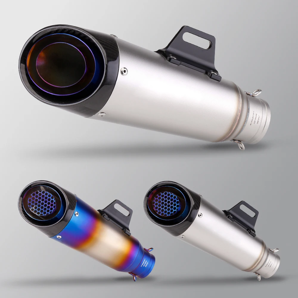 Silenciador de escape con antichispas para Honda YZF-R6 y MT-07
