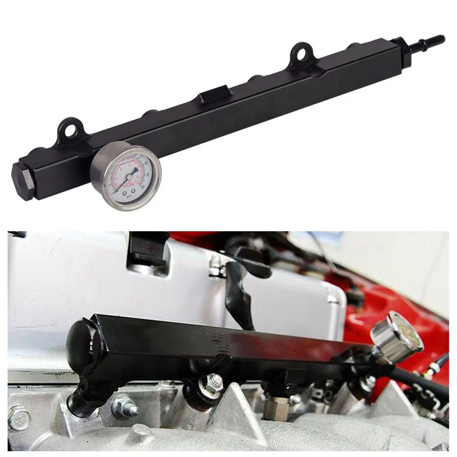 Riel de combustible alto flujo Honda K20/K24 RSX Civic Si