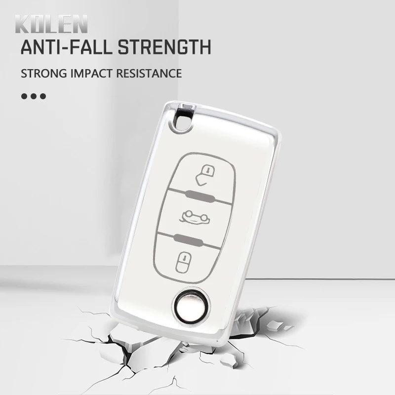 Funda protectora de TPU para llave Peugeot y Citroën - imagen 4
