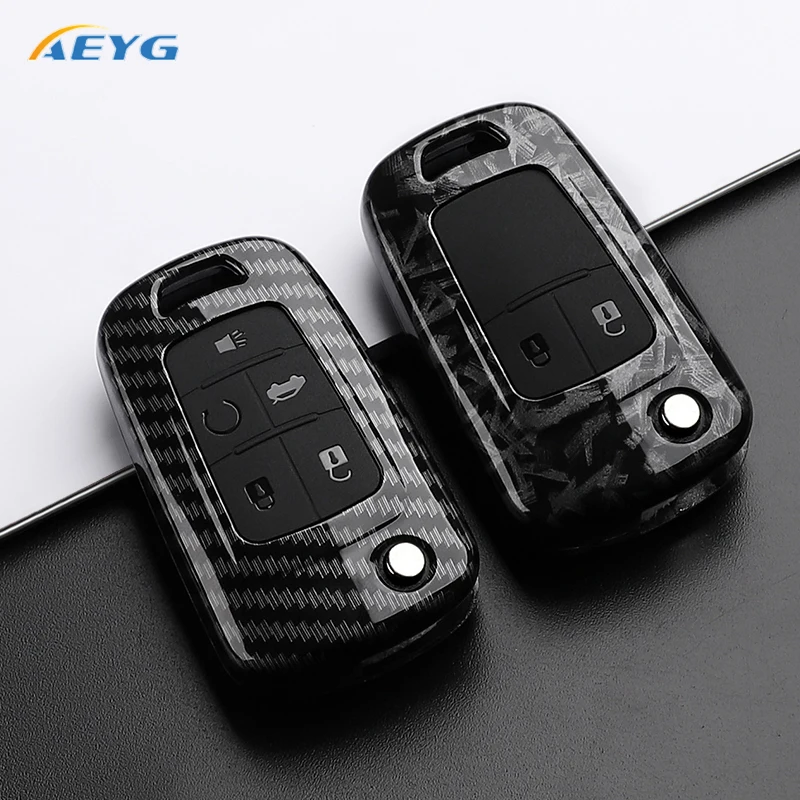 Funda de llave para Chevrolet Cruze en ABS efecto carbono