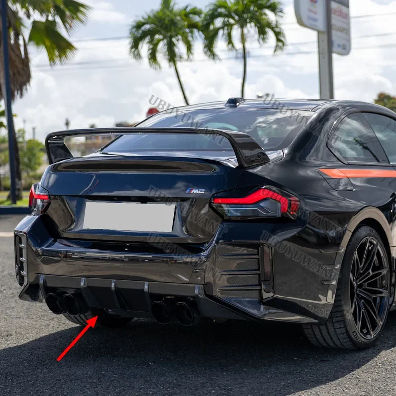 Kit difusor trasero fibra carbono MP + alerón BMW M2 G87 - imagen 3