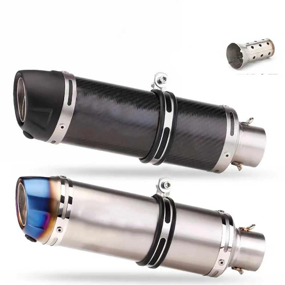 Silenciador de escape 51 mm para moto con dB killer