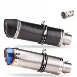 Silenciador de escape 51 mm para moto con dB killer