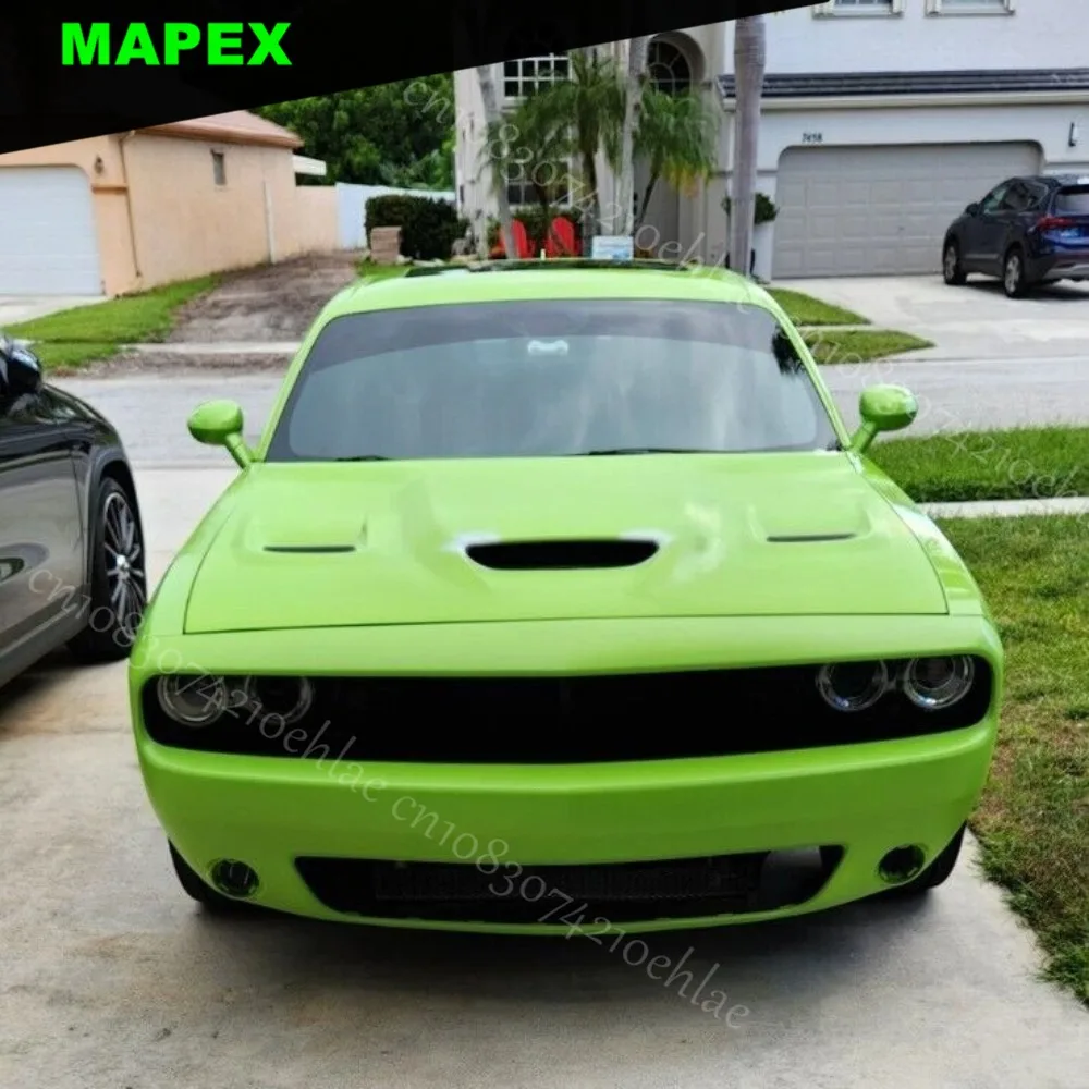 Panel de capó de aluminio estilo Hellcat para Dodge Challenger 2008-2023 - imagen 2