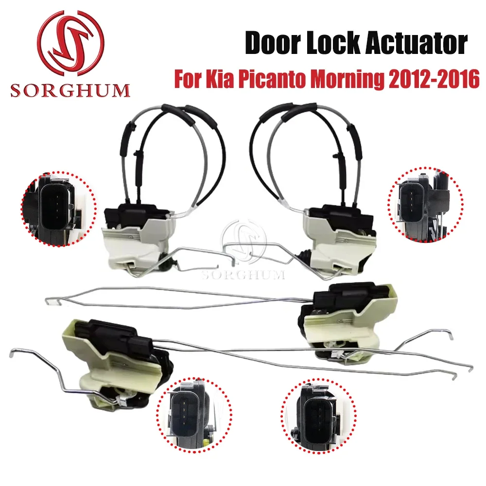 SORGHUM 81310-1Y030 Actuador de cerradura Kia Picanto 2012-2016