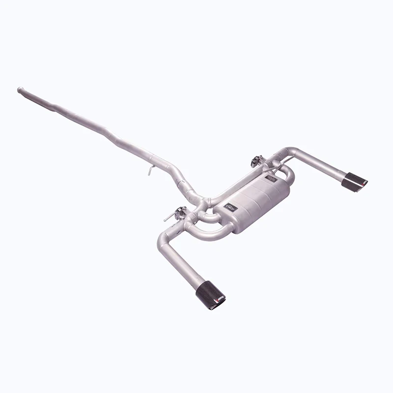 Sistema de escape catback de acero inoxidable para BMW X1 y X2